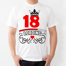 18 loading - koszulka na 18 urodziny