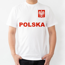 Biała Koszulka Kibica Reprezentacji Polski