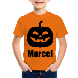 Dynia (imię) koszulka dziecięca na Halloween