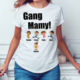 Gang mamy - koszulka damska