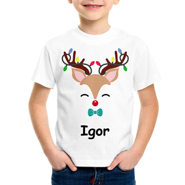 Koszulka świąteczna z imieniem - koszulka dla chłopca