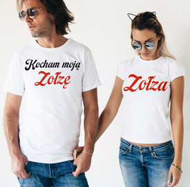 Koszulki dla par - Kocham moją zołzę, zołza