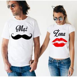 Koszulki dla par - Mąż i żona