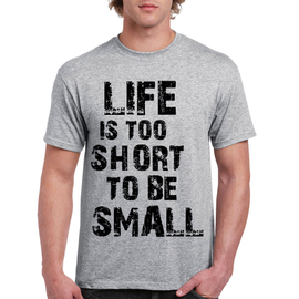 LIFE TOO SHORT BE SMALL
