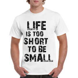 LIFE TOO SHORT BE SMALL