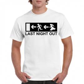 Last night out - koszulka na wieczór kawalerski