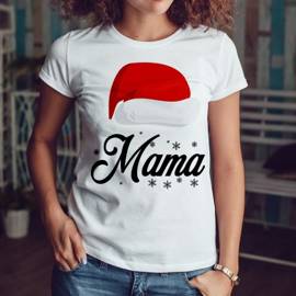 Mikołaj mama - koszulka damska