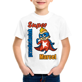 Super przedszkolak - chłopiec - koszulka dziecięca