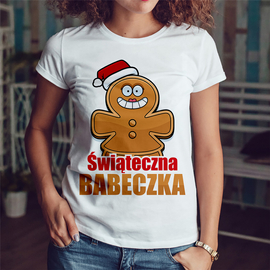 Świąteczna Babeczka - koszulka damska